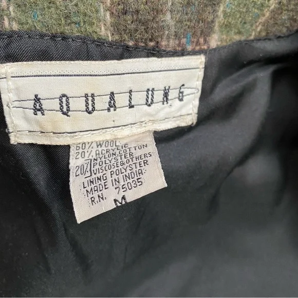 Vintage Tweed Wool Plaid Sweater Vest - Picture 9 of 14